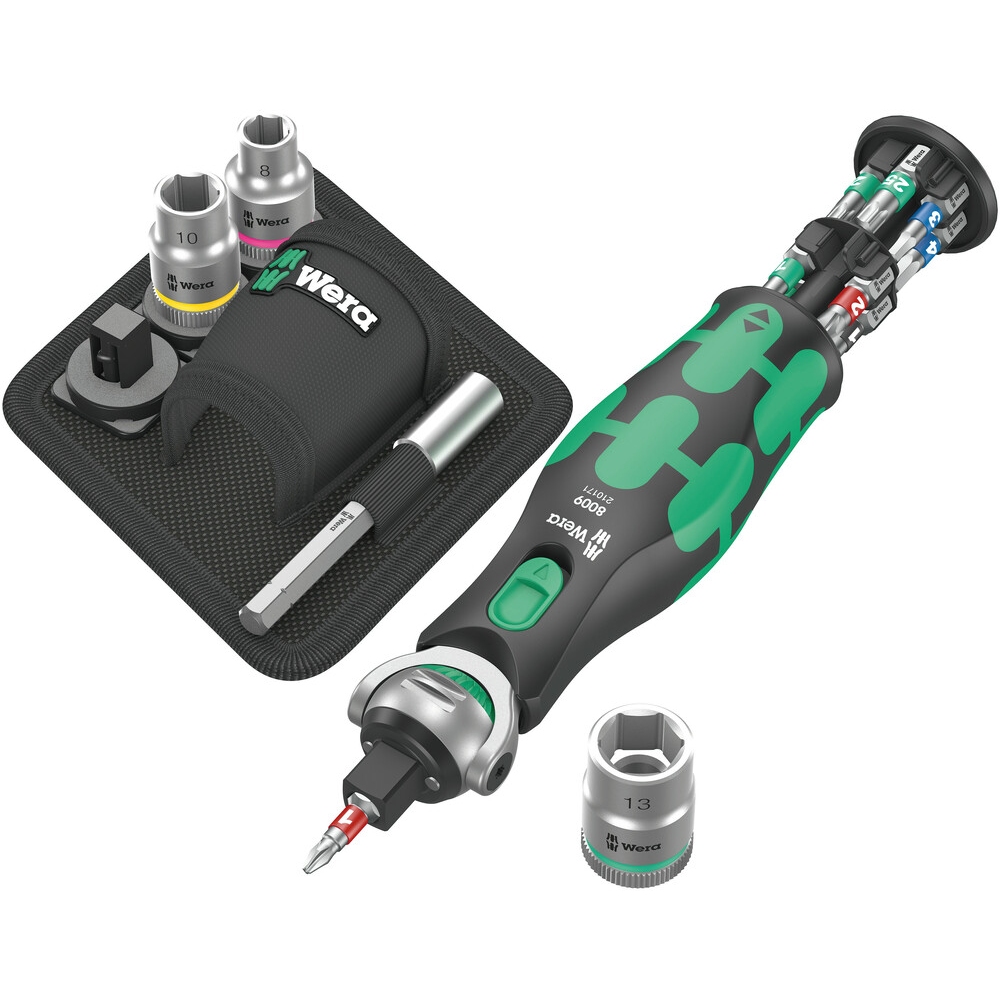 Wera 8009 Zyklop Pocket Set 2 - Ratcheting Wrench Set - 18 Pcs.