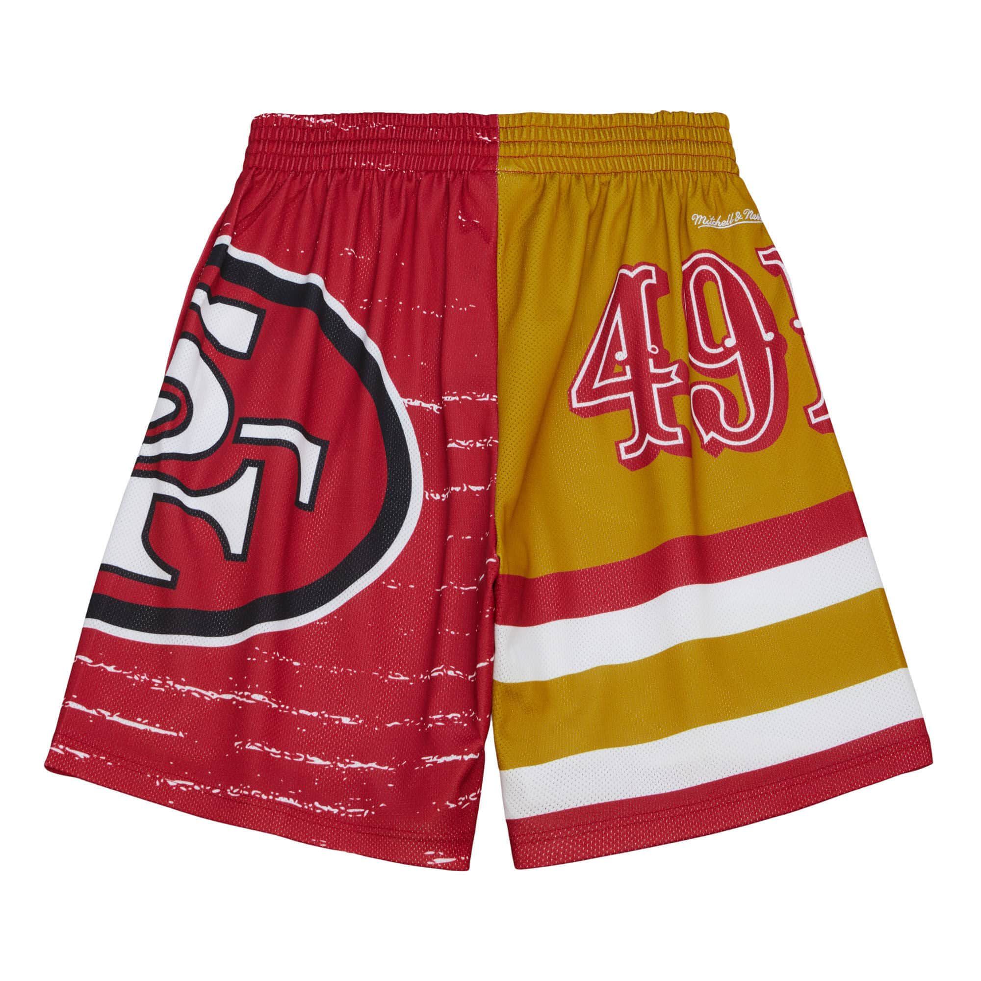 San Francisco 49ers Mitchell & Ness Jumbotron 3.0 NFL Shorts