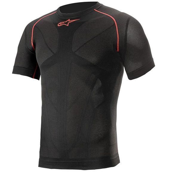 Maillot Technique Alpinestars RIDE TECH TOP SS SUMMER - Noir / RougeRef : AP12373