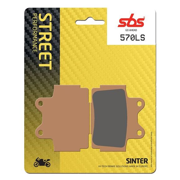SBS 570LS Sintered Metal Rear Brake PadsRef: 570LS / 570040