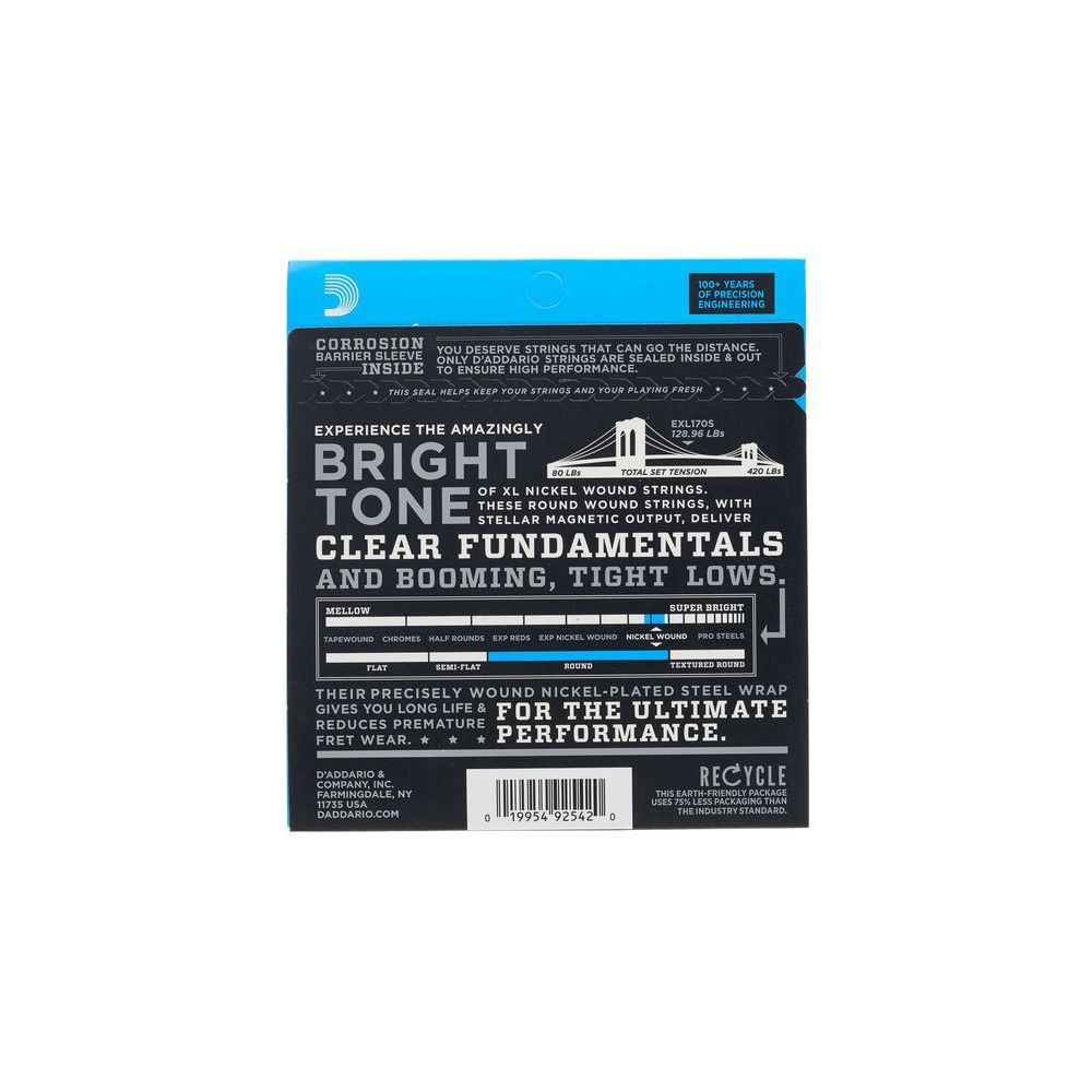 Daddario EXL170S – Thomann Ireland