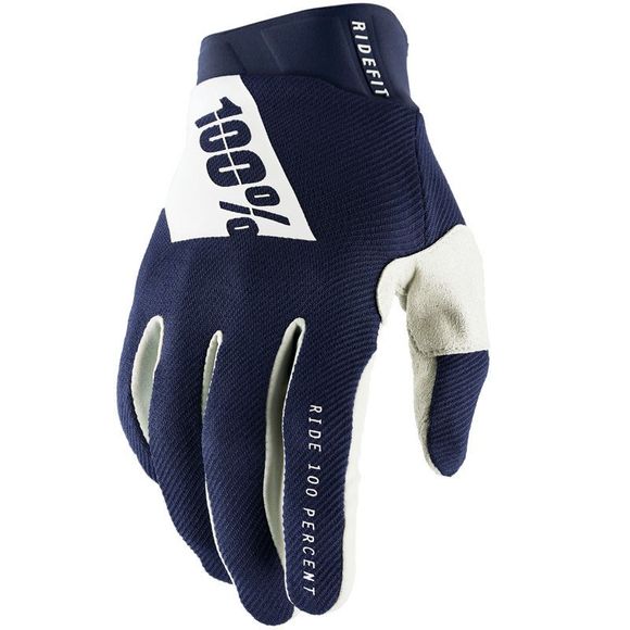 100% RIDEFIT 2023 cross gloves - BlueRef: CE1203