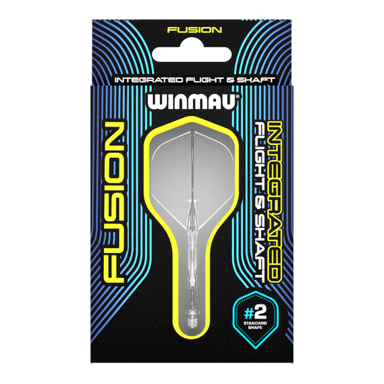 Winmau Fusion Flight Shaft System Standard Clear