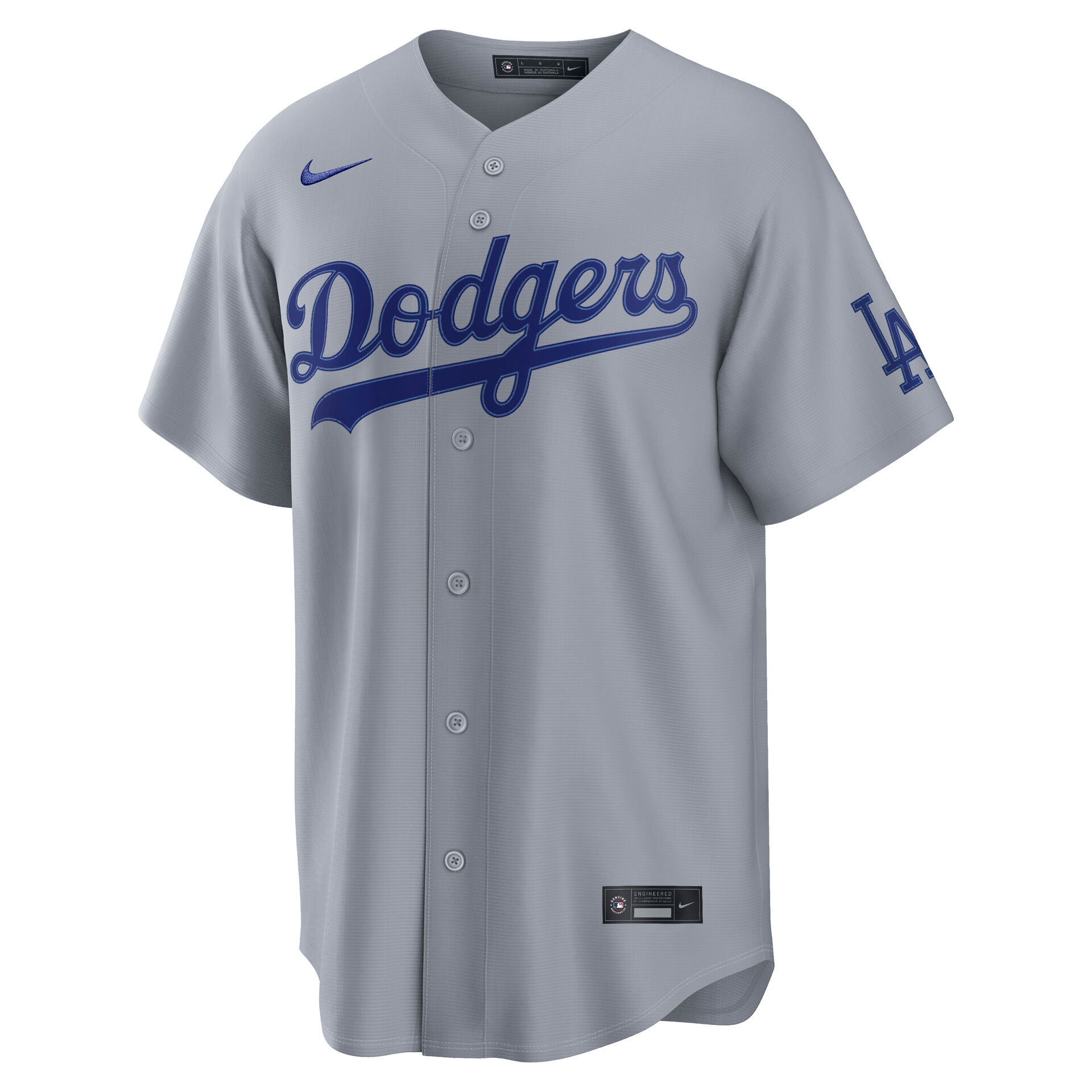 Los Angeles Dodgers Stadium Road MLB Jersey Gray