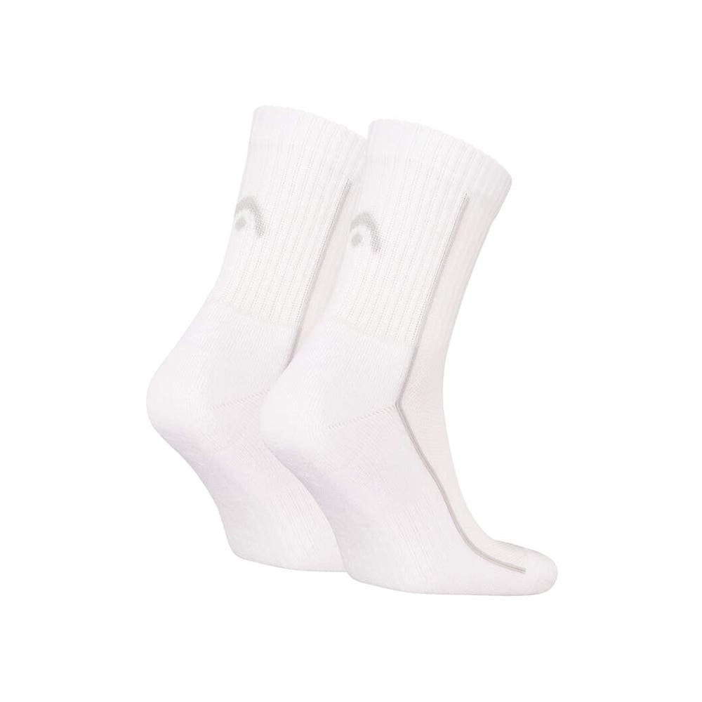 PAIR OF 2 SHORT SOCKS HEAD PERFORMANCE CREW WHITE