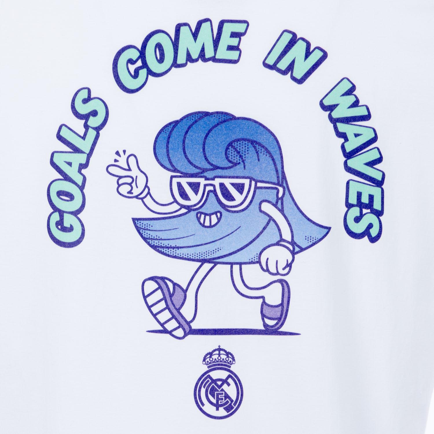 Mens Summer Wave T-Shirt White