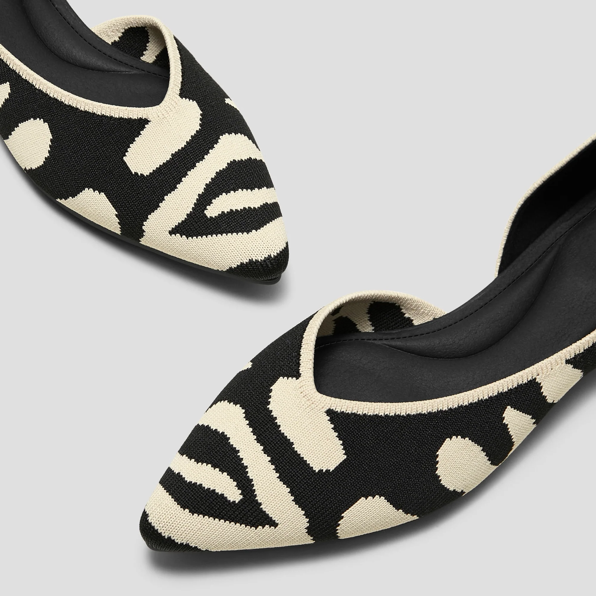 Pointed-Toe D'Orsay Flats (Melia)