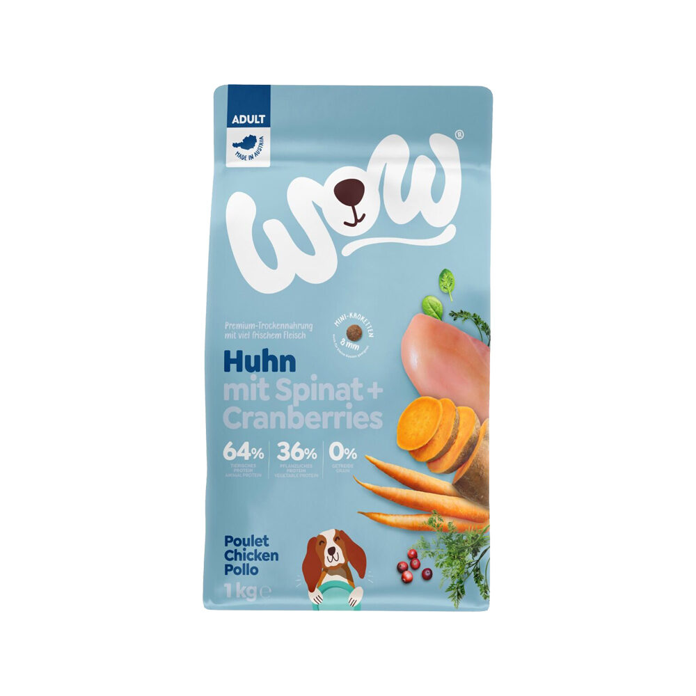 WOW! Mini Adult Dog Food - Chicken - 1 kg
