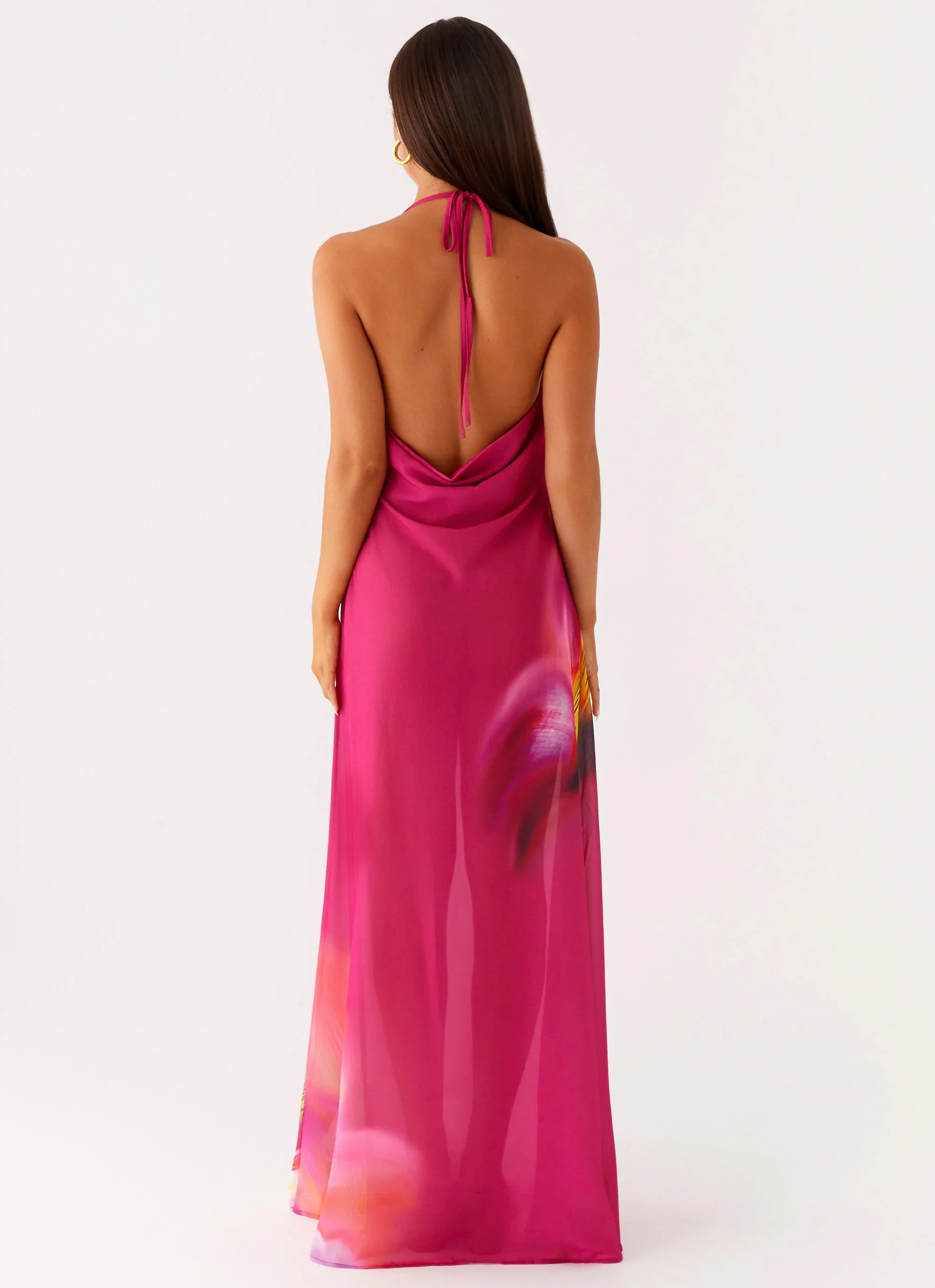 Fantasy Maxi Dress - Pink Tropical
