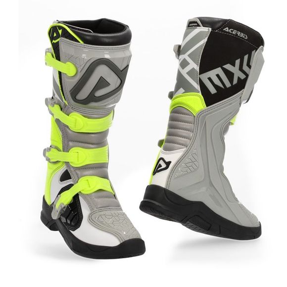 Acerbis X-TEAM GREY/YELLOW 2023 cross boots - Gray / YellowRef: AE3133