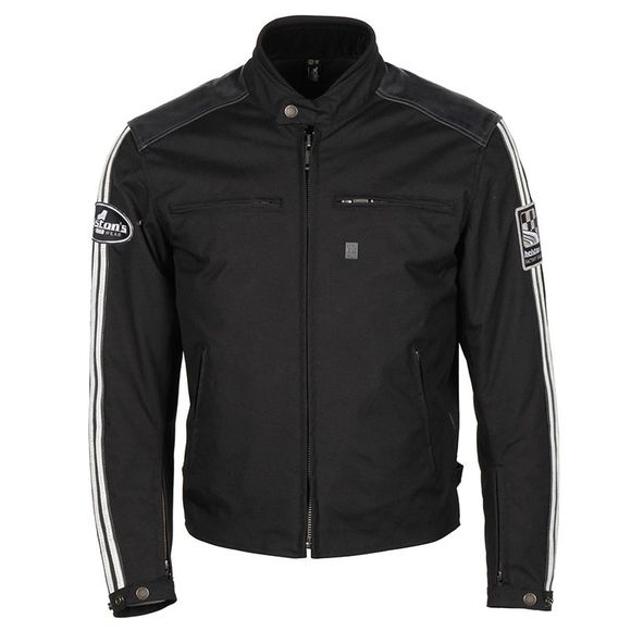 Moto Helstons Jackets Ace Tissue -Leather - BlackRef: HS0914