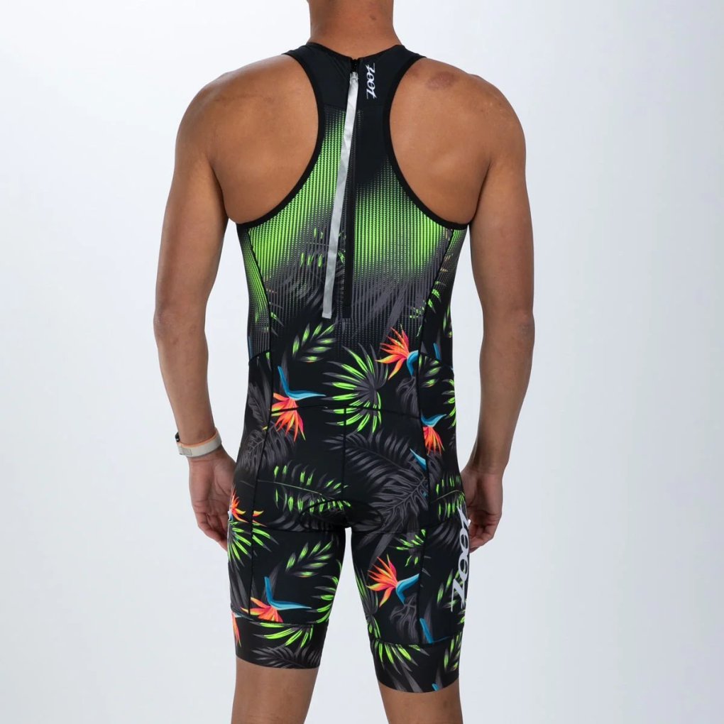 ZOOT Sprint Tri Hyperglide Backzip Racesuit Men - tropical magic