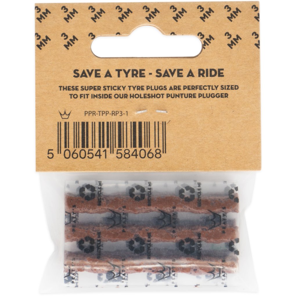 Peaty's Holeshot Tubeless Puncture Plugger Refill Pack (6x 3mm)