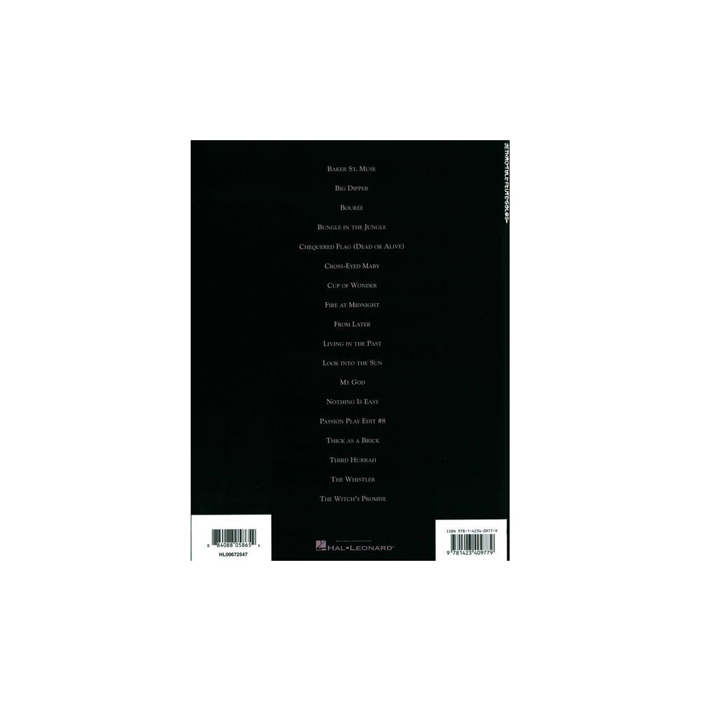 Hal Leonard Jethro Tull Flute Solos – Thomann Ireland