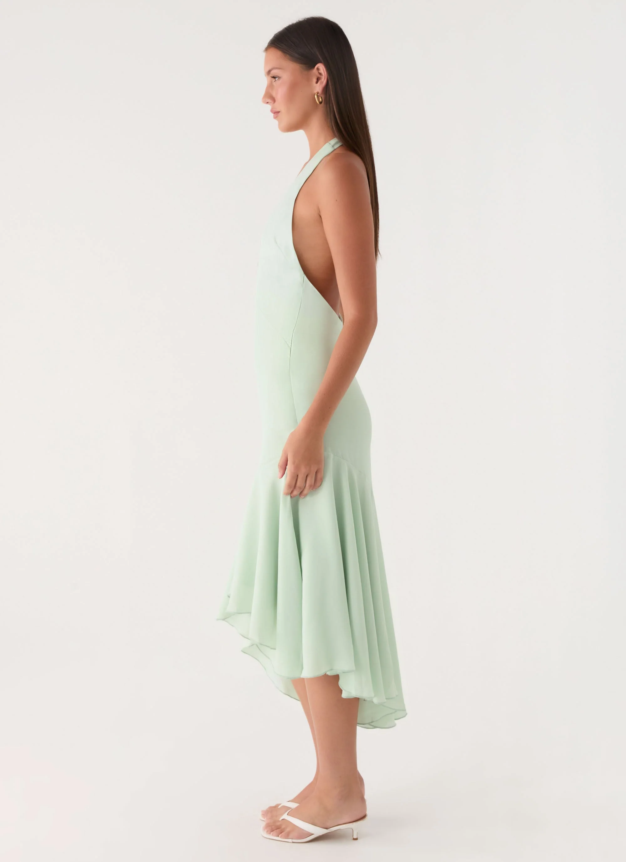 Darline Midi Dress - Pistachio