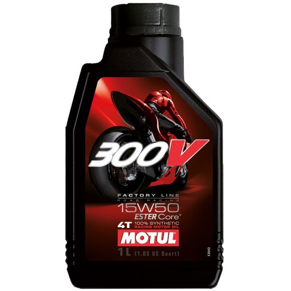 Huile moteur Motul 300V Road Racing 15W50 1L UniverselRef : MOT0012 / 104125