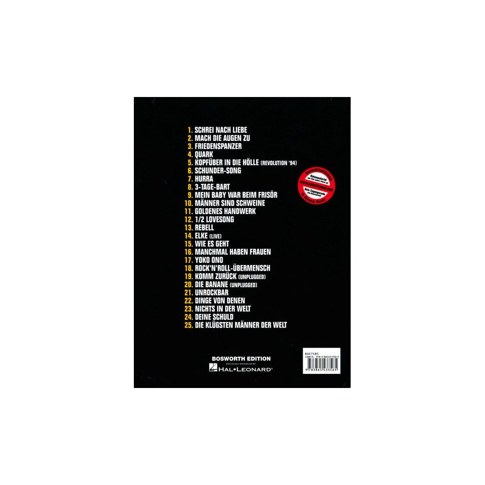 Bosworth Die Ärzte Bäst Of Drums – Thomann Ireland