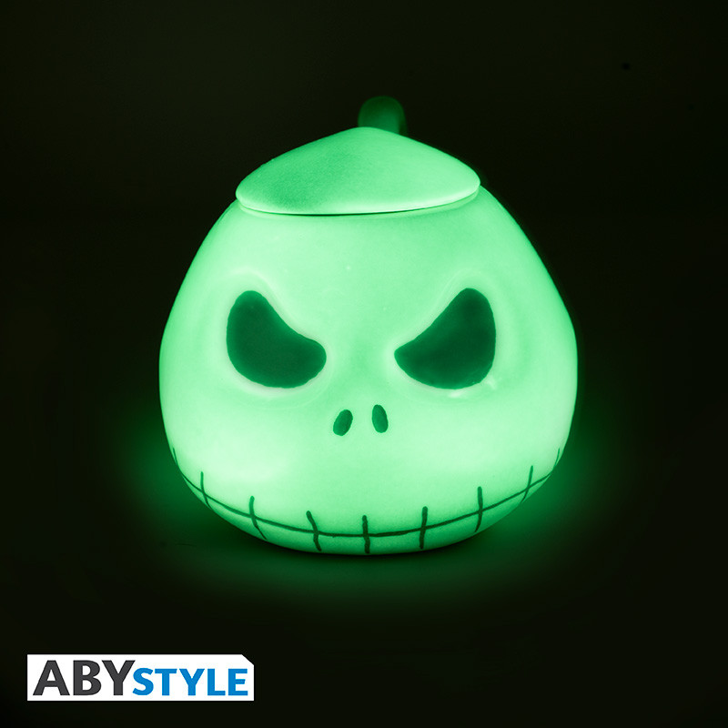 THE NIGHTMARE BEFORE CHRISTMAS 3D Mug Jack Glow in the dark