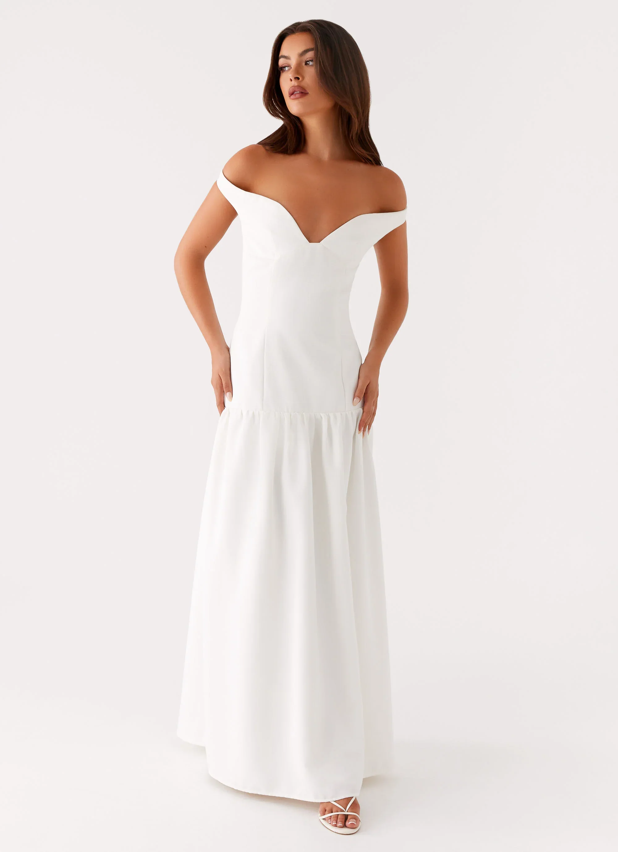 Basel Maxi Dress - White
