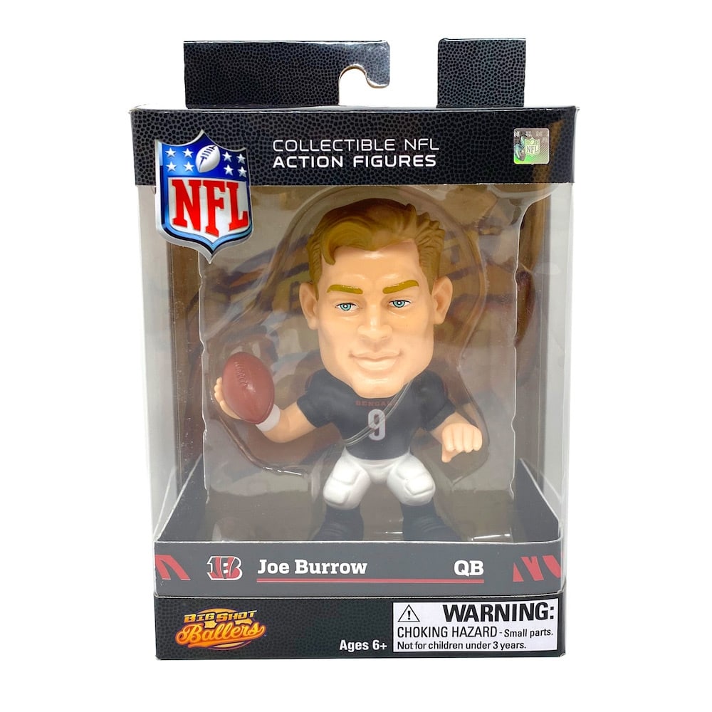 Joe Burrow Cincinnati Bengals Big Shot Ballers NFL Figure
