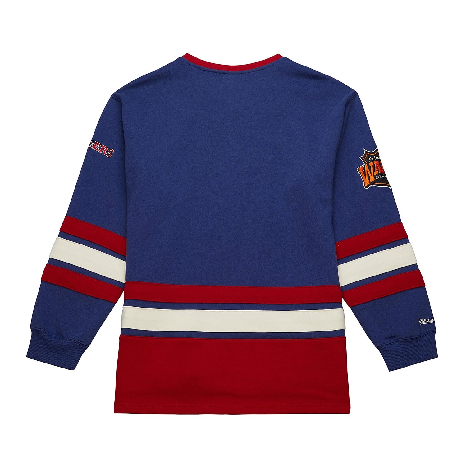New York Rangers Mitchell & Ness Heritage NHL Lace-Up Jersey Crew