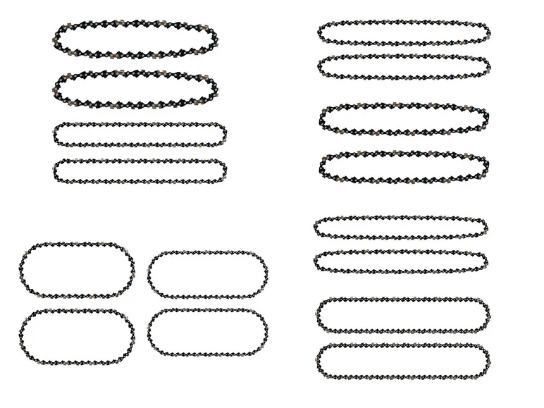 Lot de 2 chaînes de tronçonneuse
