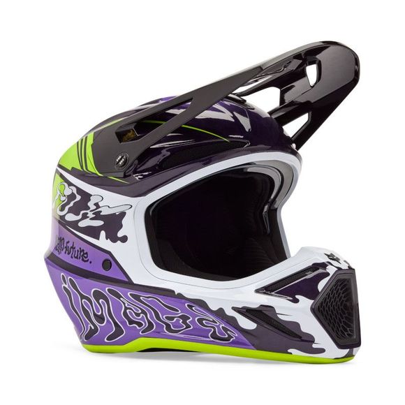 Casque cross Fox V3 RS IMAGE PHANTOM LE 2026 - Violet / JauneRef : FX6115