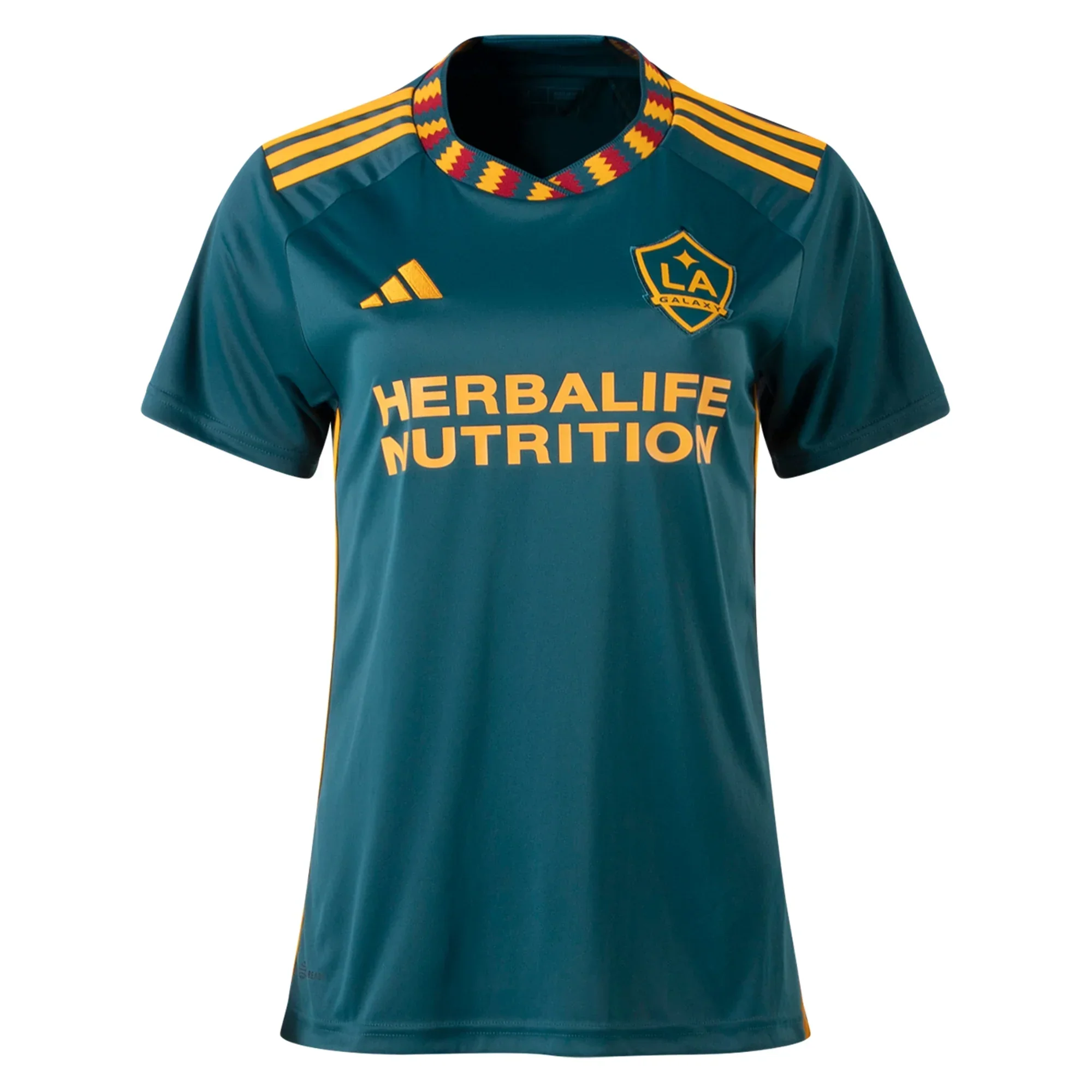 Womens LA Galaxy Away Jersey 23/24 (Mystery Green/Team College Gold)