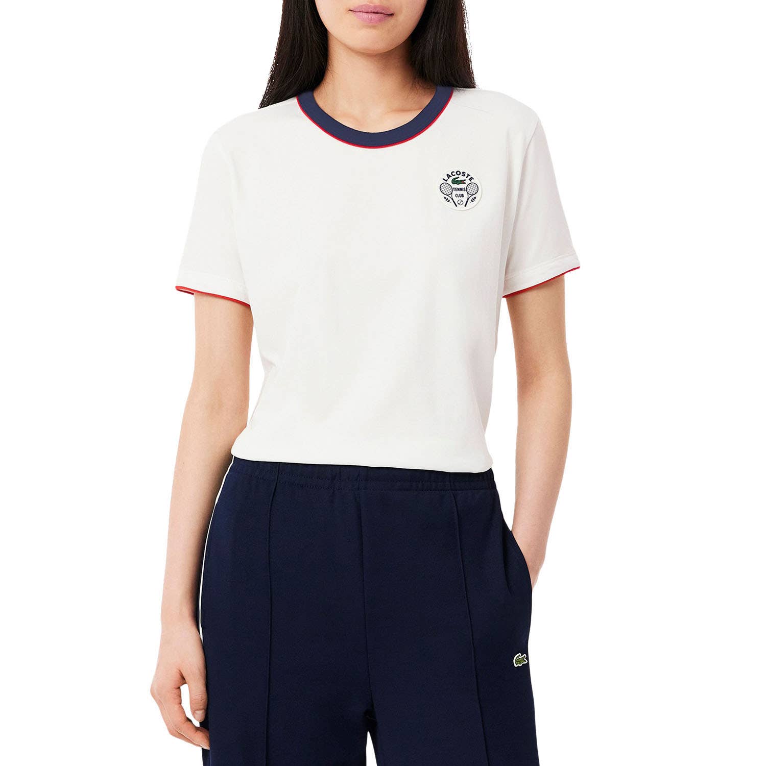 CAMISETA LACOSTE HERITAGE MUJER