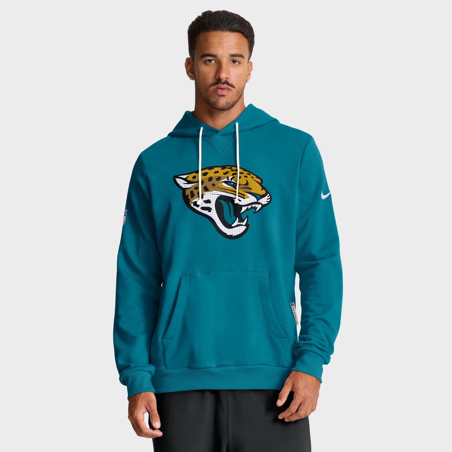 Jacksonville Jaguars 2025 NFL Sideline Standard Issue Hoodie Teal