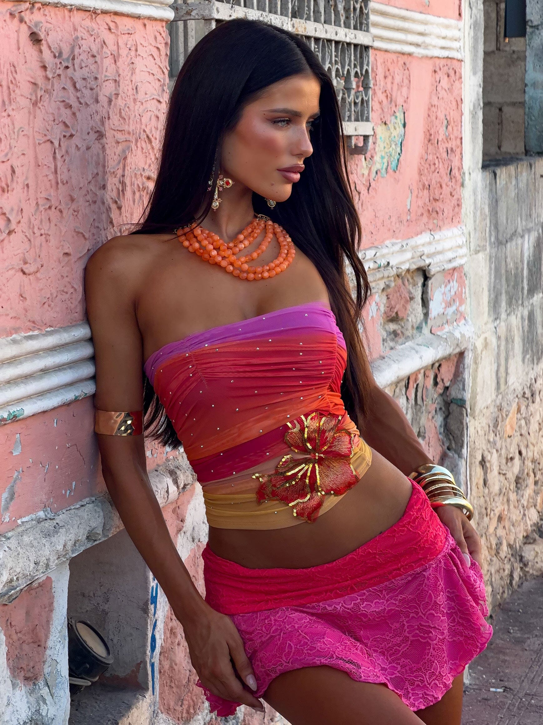 Hallie Top Ocean Sunset