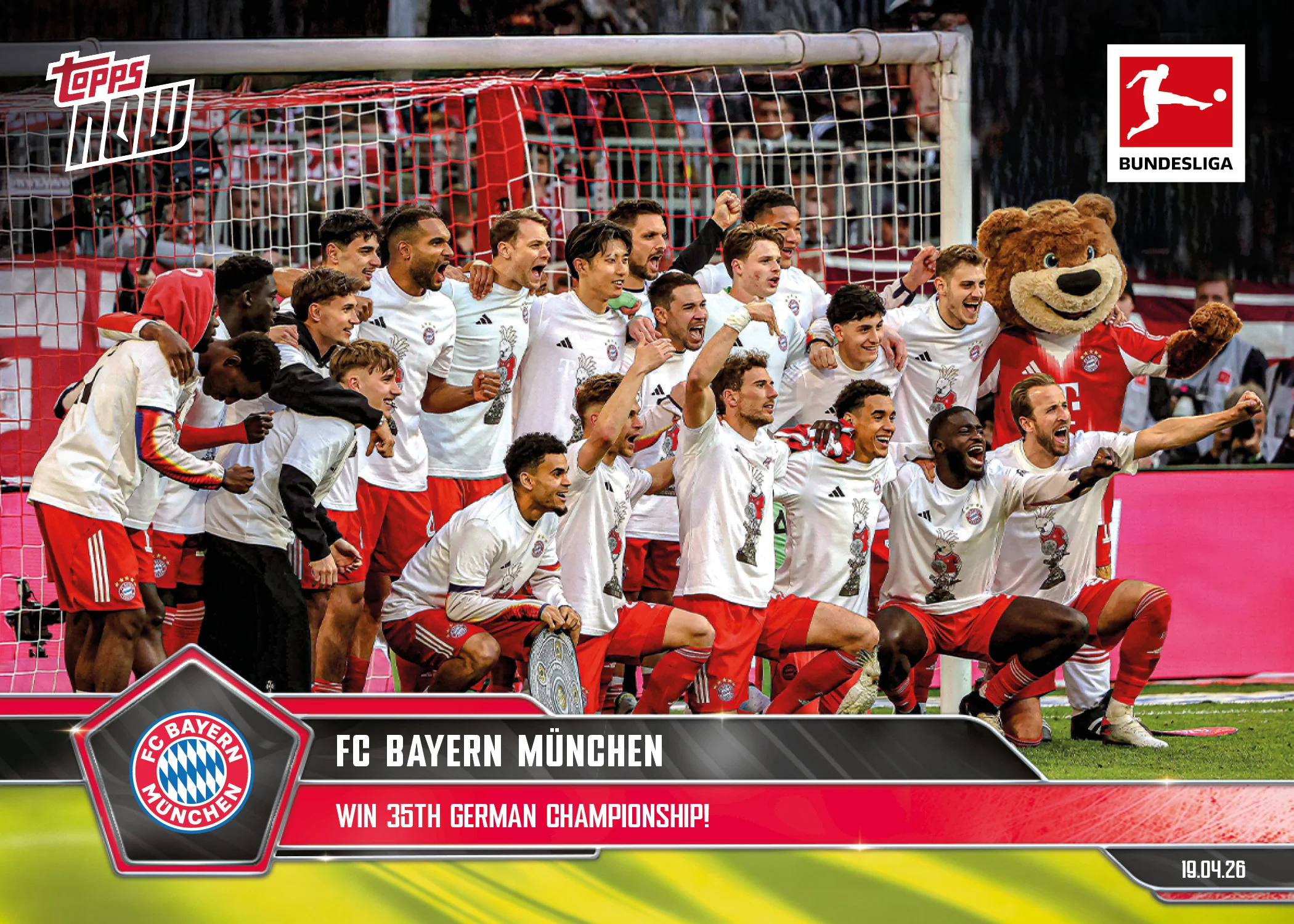 FC Bayern München - 2025-26 Bundesliga Topps NOW® - Card 177
