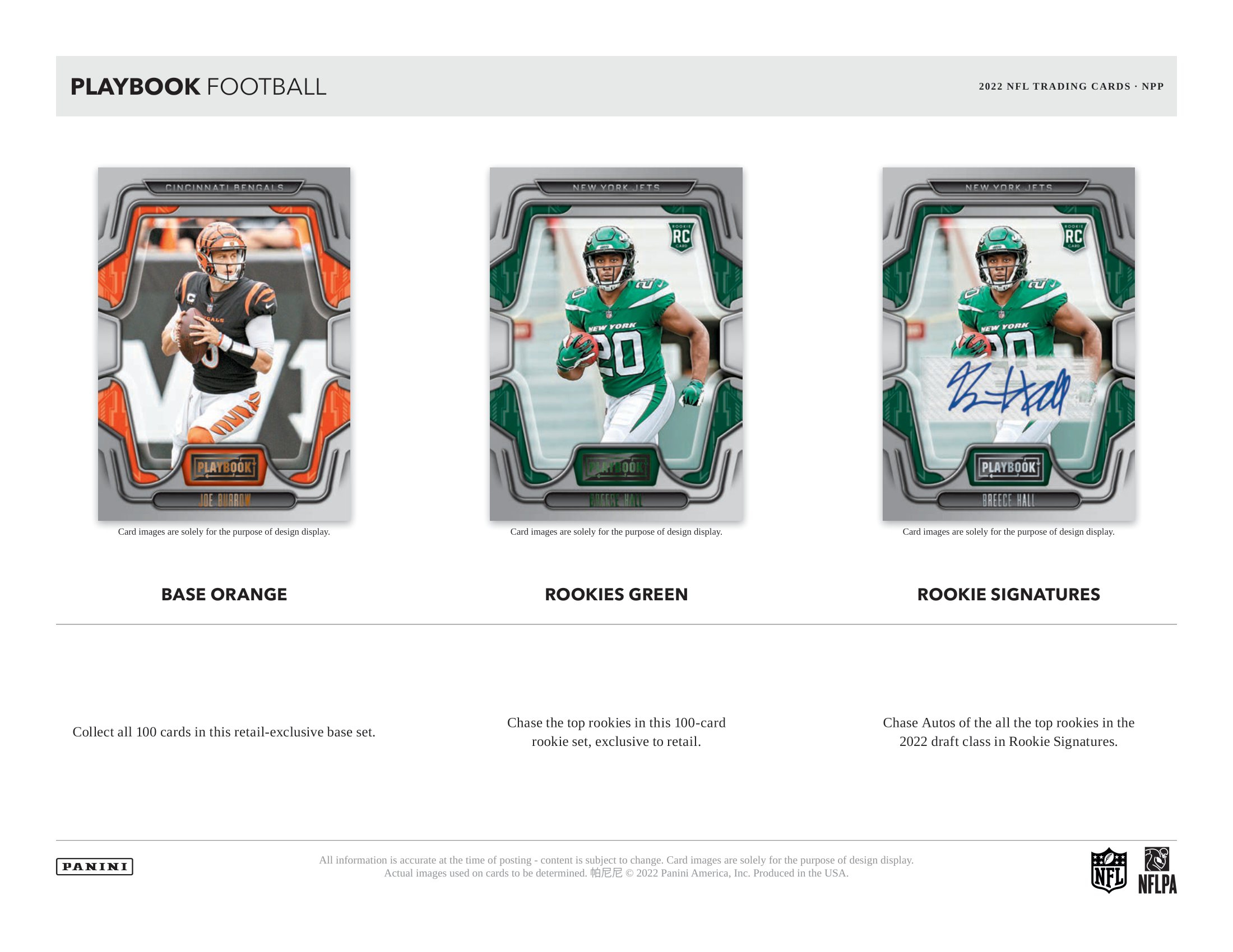 2022 Panini Playbook Football NFL Mega Box