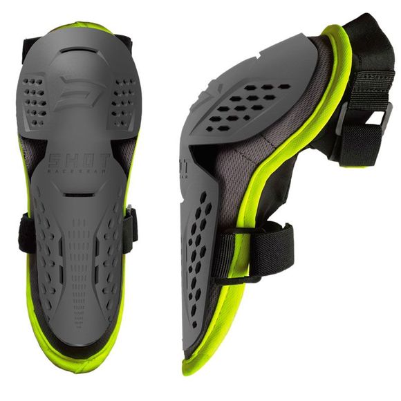 Shot optimum elbow pads 2.0 - black neon yellow 2023 - black / yellowRef: SO2244