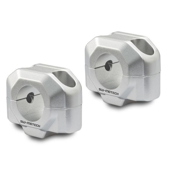 SW-MOTECH 30 MM DIAMETER 28 Universal handlebar clamp - GrayRef: LEH.00.039.24100.30