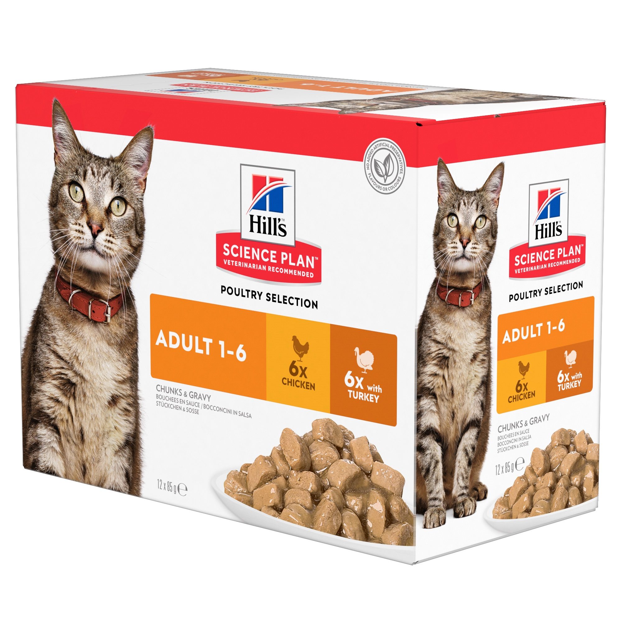 Hill's S.P. - Feline Adult - Favourite Selection - 12 x 85g Pouches