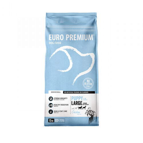 Euro Premium Puppy Large - Chicken & Rice - 12kg