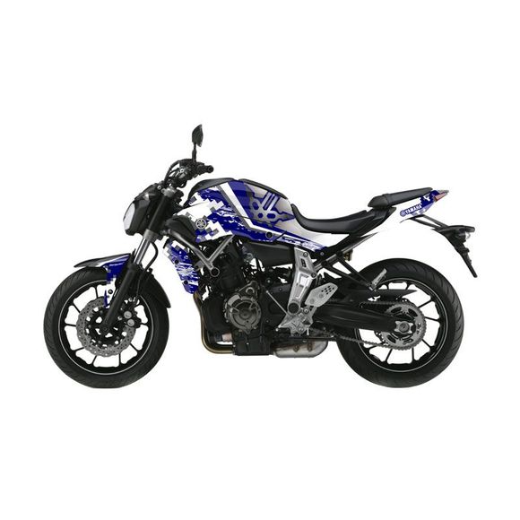 RiderUnik URBAN BLUE Graphics KitRef: ru0597 / mt07-urbanb