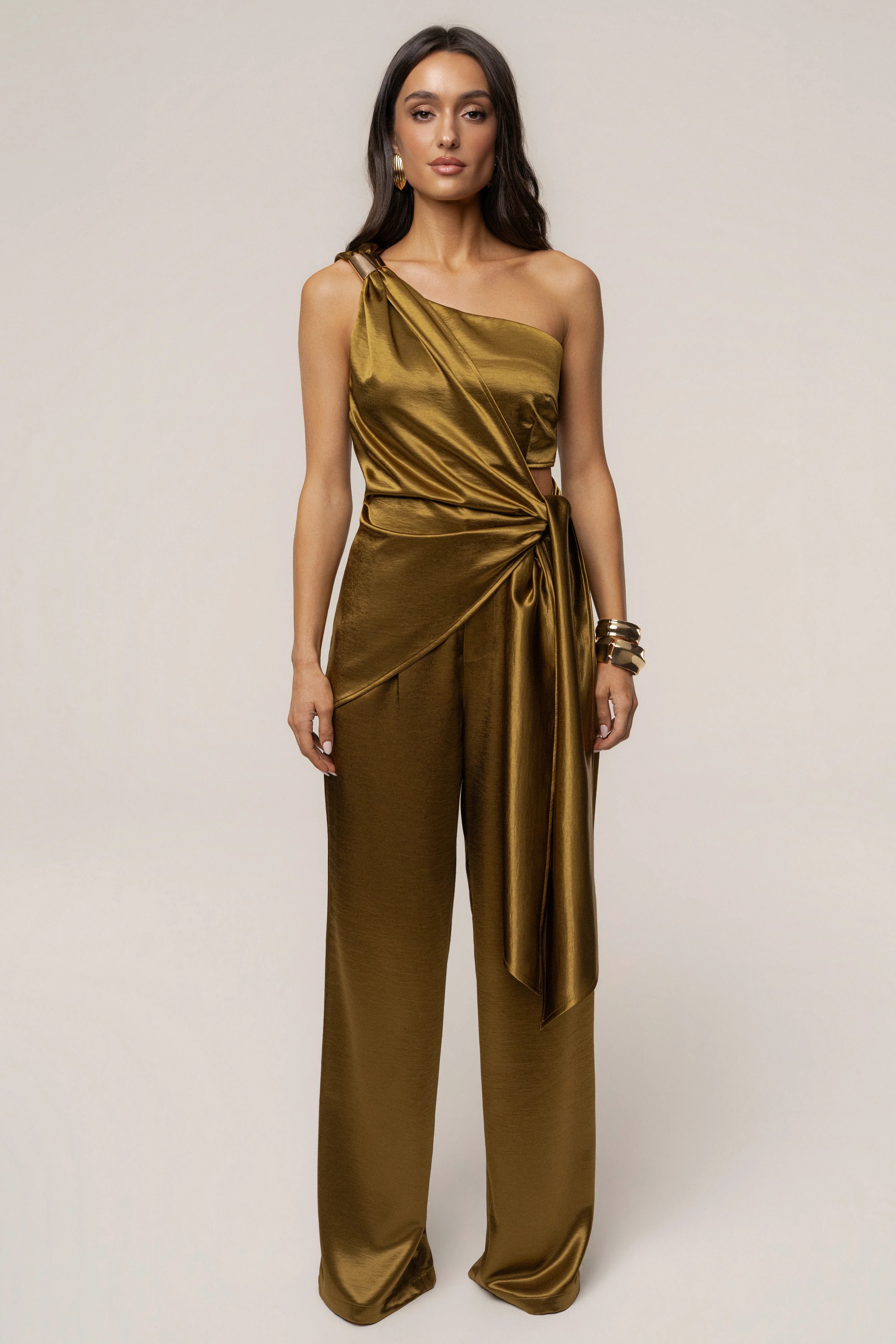 Olive Thea Satin Pants