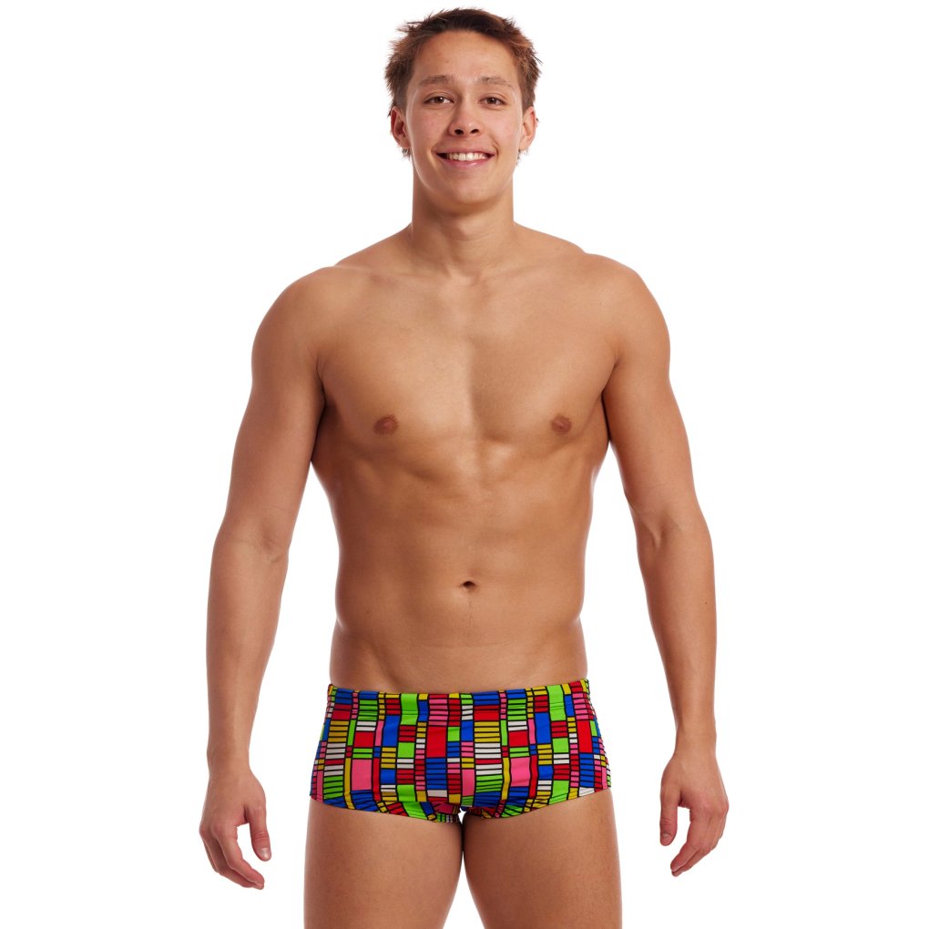 Funky Trunks Sidewinder Eco Swim Trunks Men - The Climb