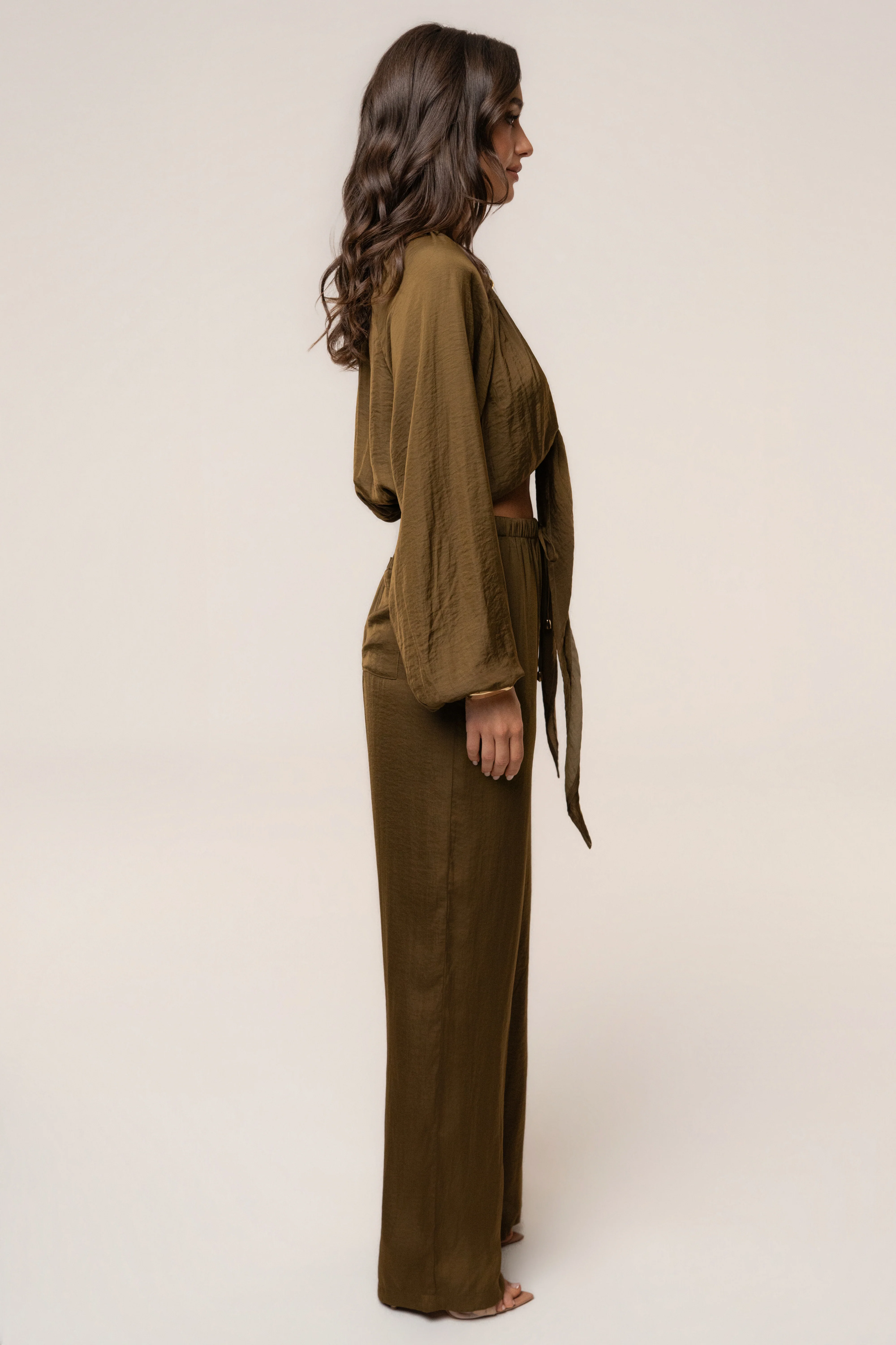 Olive Seaside Glow Pants