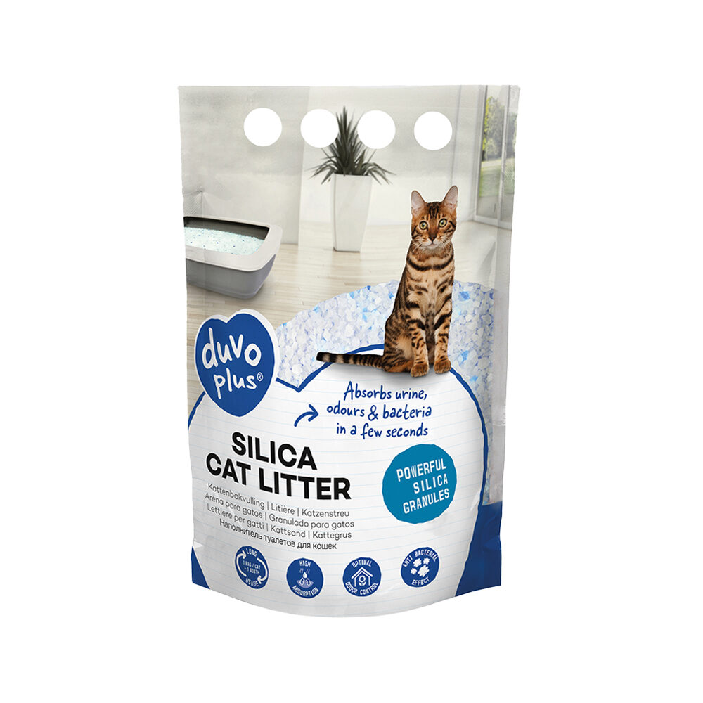 Duvo+ Premium Silica Cat Litter - 5L