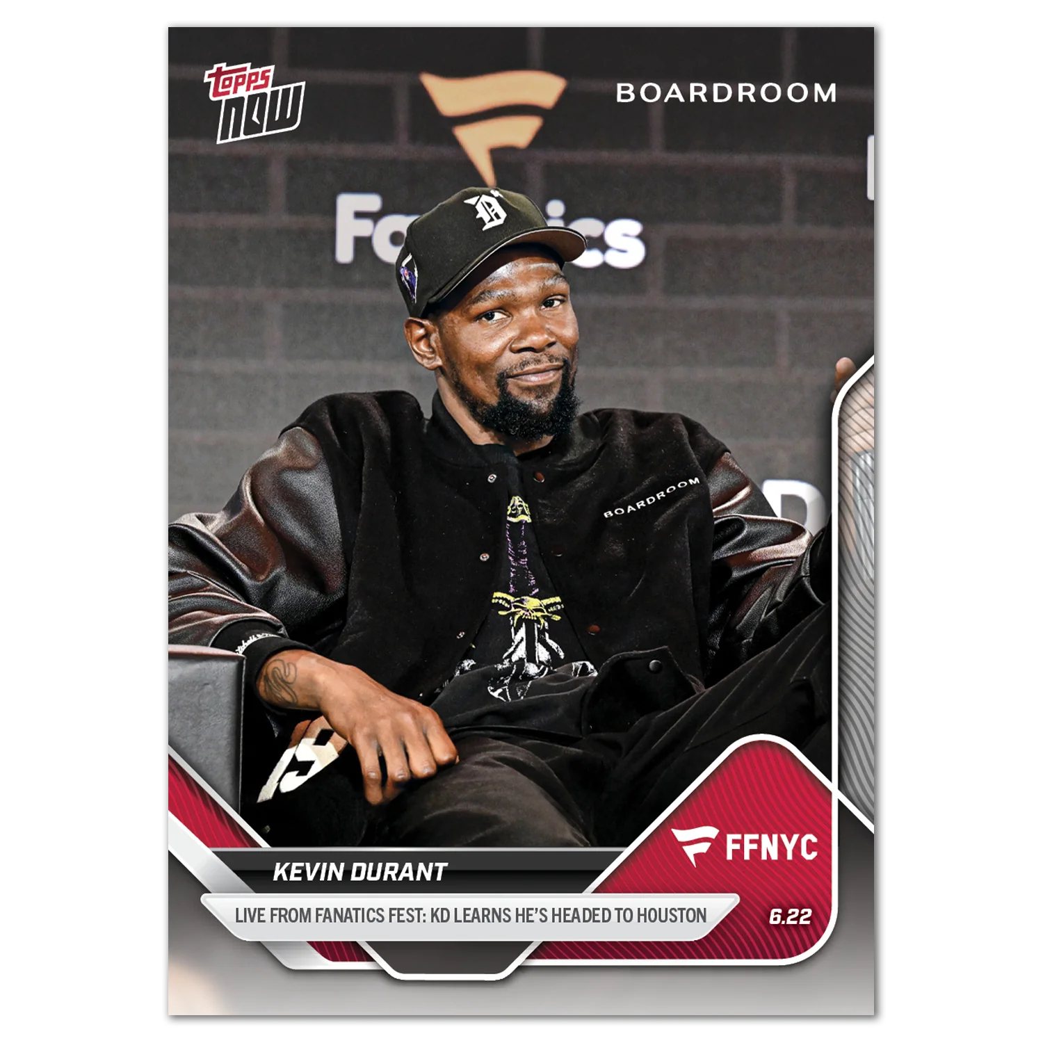 Kevin Durant - 2025 Topps NOW® Basketball - Card KDFF - LOOK FOR AUTO