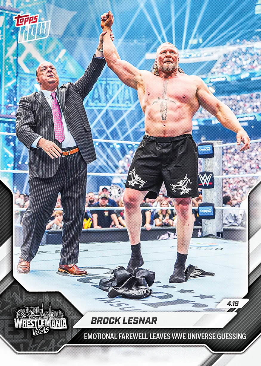Brock Lesnar - 2026 WWE Topps NOW® - Card 45