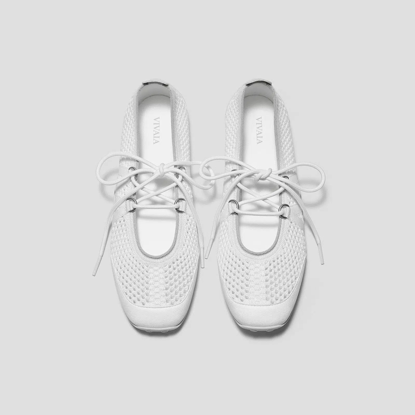 Square-Toe Hybrid Mesh Mary Janes (Cecily)