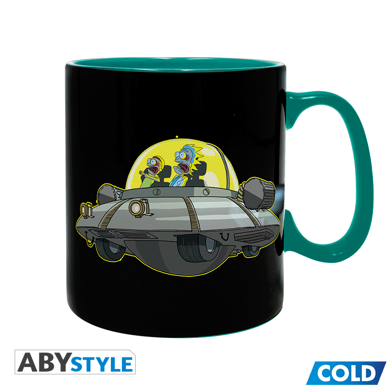 RICK AND MORTY Heat Change Mug Spaceship