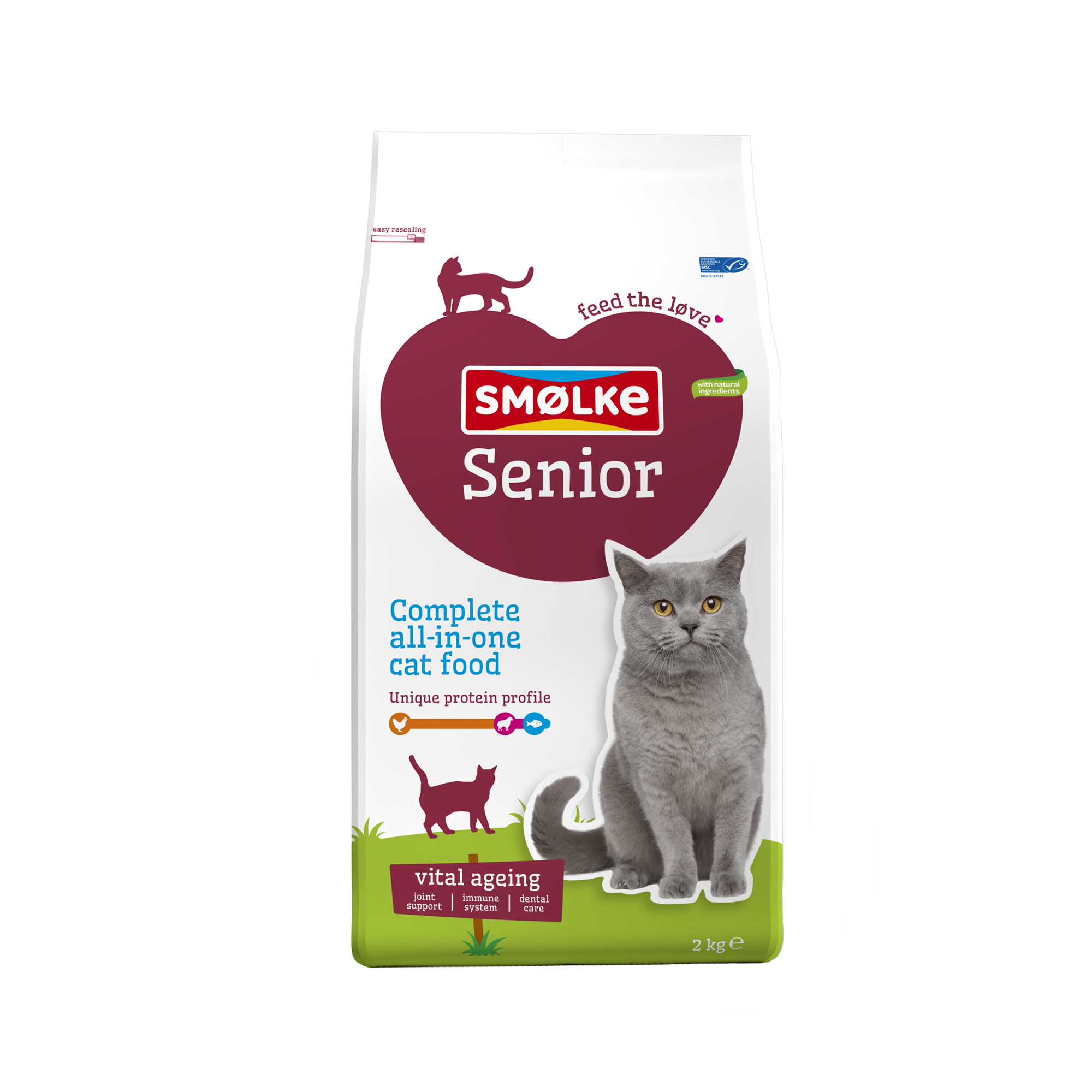 Smølke Cat Senior - 2kg