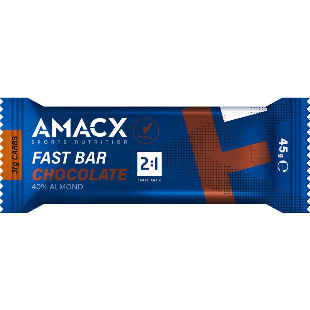 Amacx Fast Bar - Carbohydrate Bar - 12x45g
