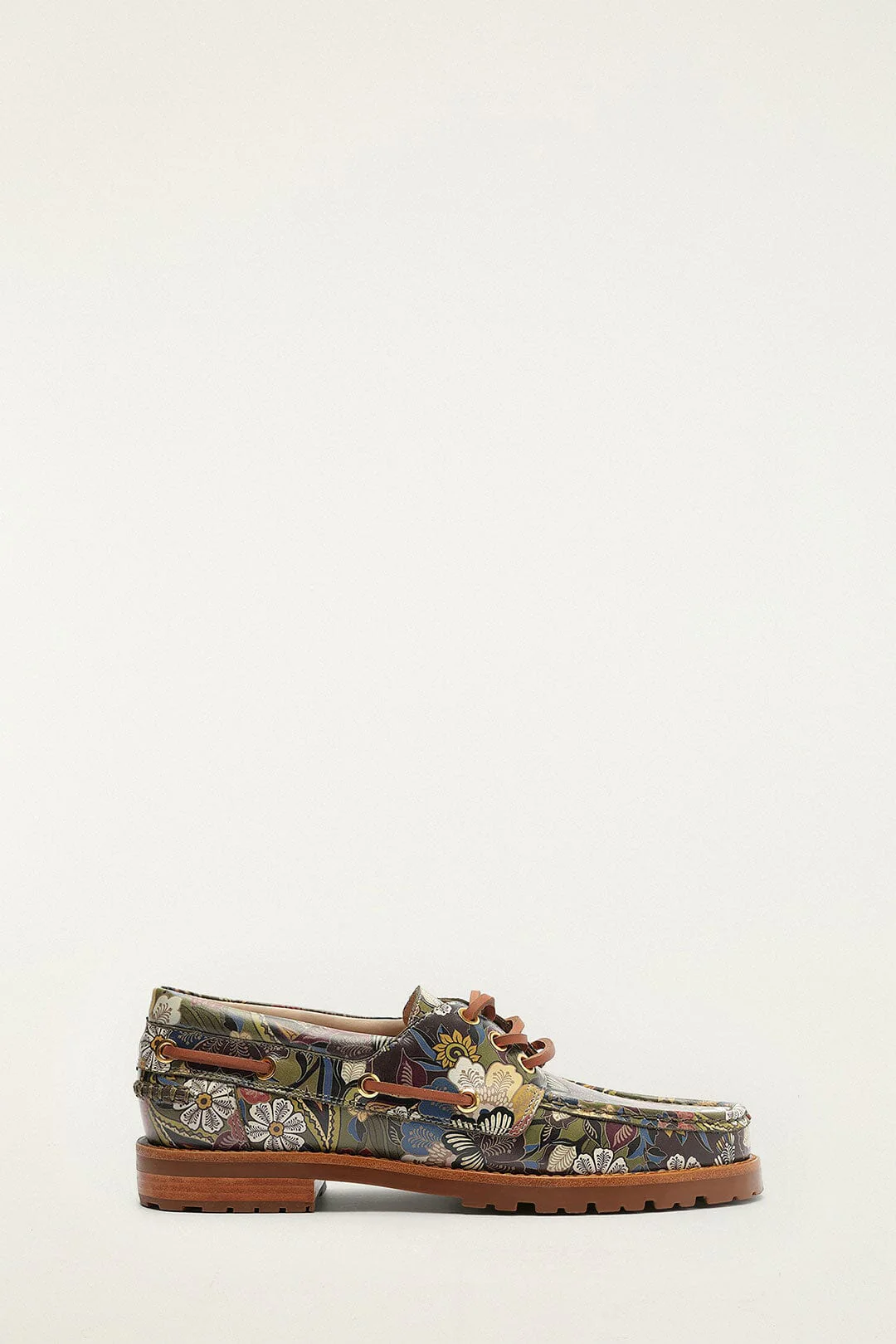 Printed Boat Shoes