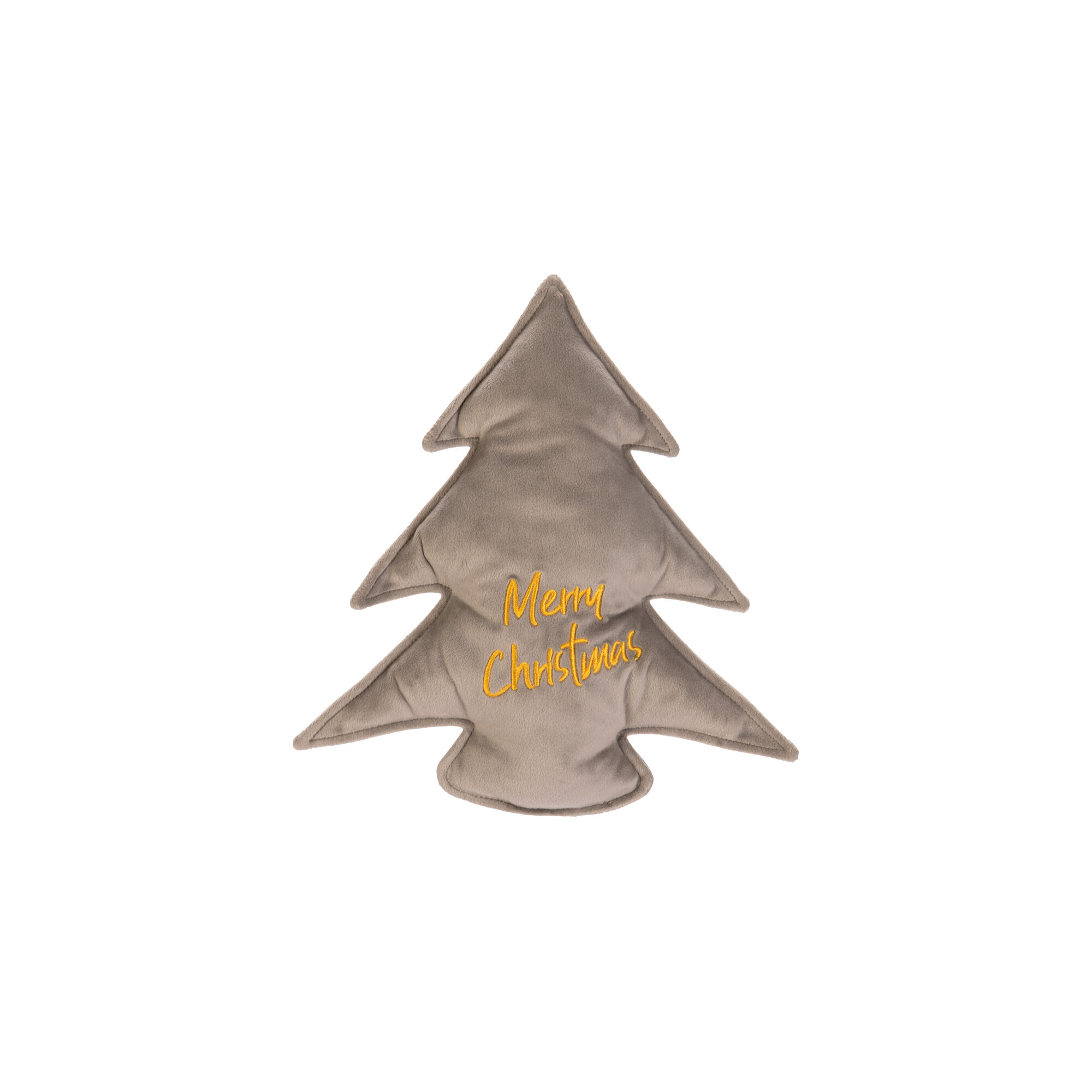 Designed by Lotte Christmas Tree - Velvet - Grey - 27 x 27 x 3 cm